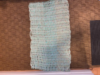 Recycled rope doormat