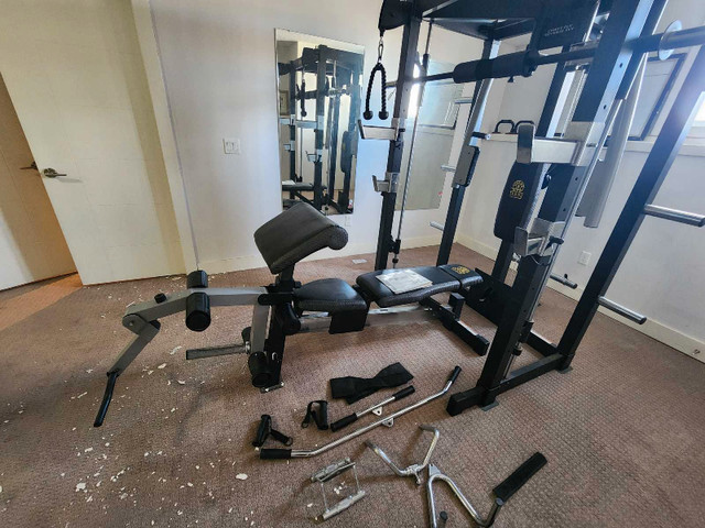 Gold gym pro series smith machine $1500 obo in Exercise Equipment in Calgary