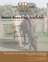 Horse Boarding Available