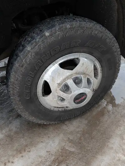 Yokohama Geolanders A/T 235/80/17 90% tread. No damage 6 tires total $1700 obo