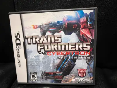 Transformers war for cybertron on Nintendo ds, View more