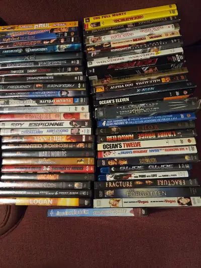 50 mixed dvds , View more