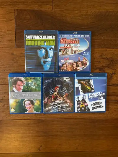$10. Each Blu-ray movie for sale. Fast & Furious Collection 1&2 Blu-rays movies The Return of The Li...