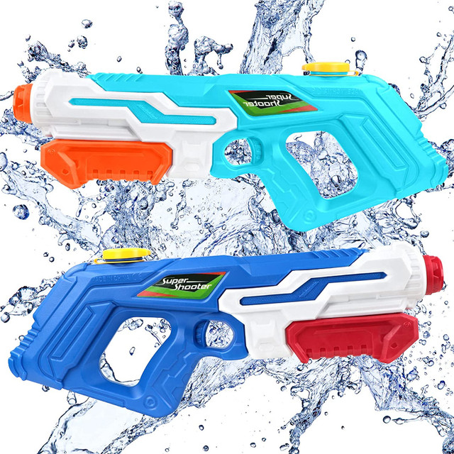 NEW 2 Pack Water Guns for Kids, Squirt Guns Kids Toy 970CC Water in Toys & Games in London