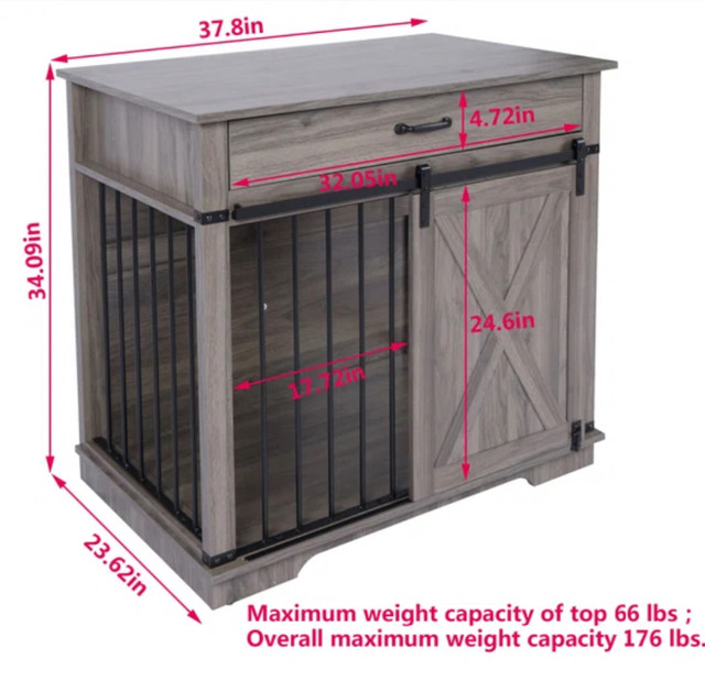 Dog crate furniture in Other in Burnaby/New Westminster - Image 2