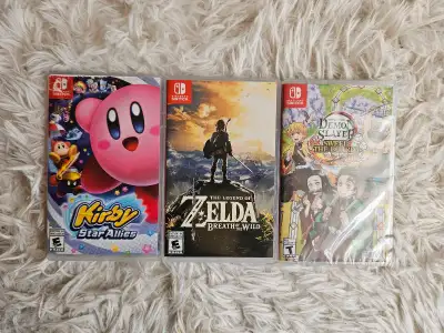 Switch Games Mario RPG Kirby Zelda Demon Slayer Donkey Kong, View more