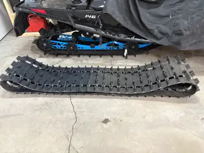 146” X 15” X 1.4” Basically brand new track. Has 24 miles on track. NO missing lugs NO tears $400 ob...