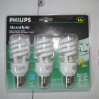 Philips 15 Watt Compact Fluorescent Light Bulbs