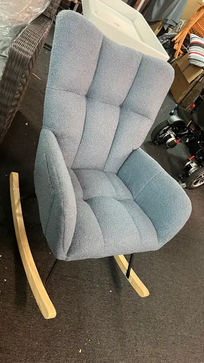 NEW ROCKING CHAIR FOR NURSERY & LIVING ROOM – ERGONOMIC GLIDER , View more