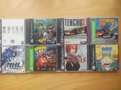 Sony PS1 games jeux 