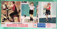 Three 500-piece Norman Rockwell Jigsaw Puzzles, Complete