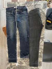 Mens naked and famous denim