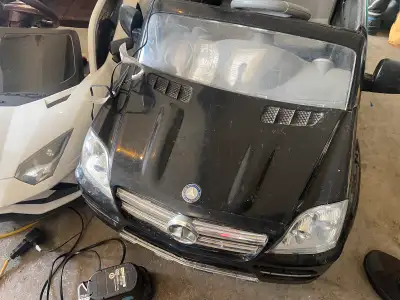 Mercedes electric car for kids. New battery installed October 2024. Works great. Asking $125