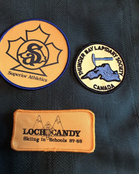 Local Athletics , ski and Lapidary Patches 