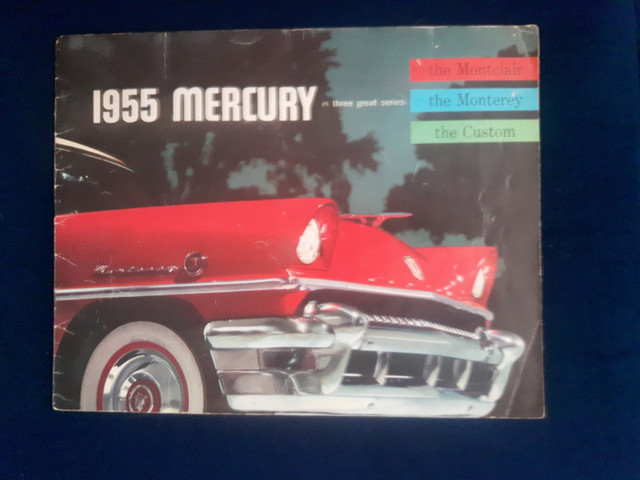 1955 Mercury showroom sales brochure Montclair Monterey Meteor in Other Parts & Accessories in St. Catharines