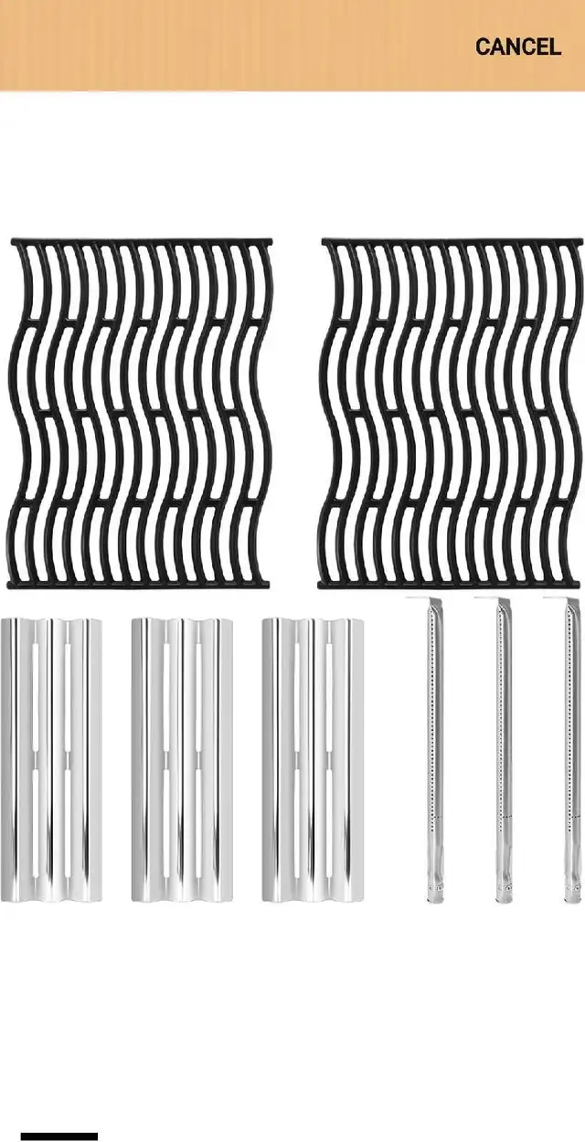 Hiorucet BBQ Replacement Parts for Napoleon LEX/Mirage/Ted Reade