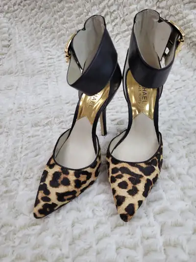 Michael Kors Ladies Leopard Heels, View more