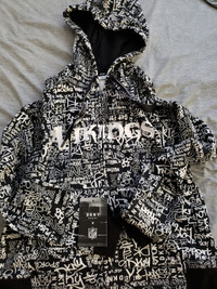 DKNY x Vikings women's hoodie M
