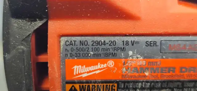 Milwaukee Hammer Drill/Driver  in Power Tools in Ottawa - Image 5