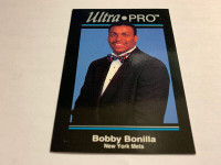 1992Ultra-Pro Page Promos Topper Base #P17 Bobby Bonilla NY METS