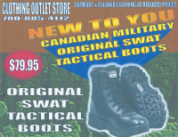ARMY BOOTS - MILITARY SURPLUS ORIGINAL SWAT TACTICAL BOOTS