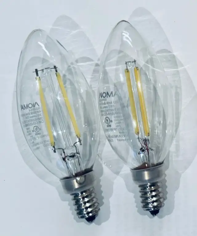 Chandelier light bulbs: incandescent & LED in Indoor Lighting & Fans in City of Toronto - Image 3