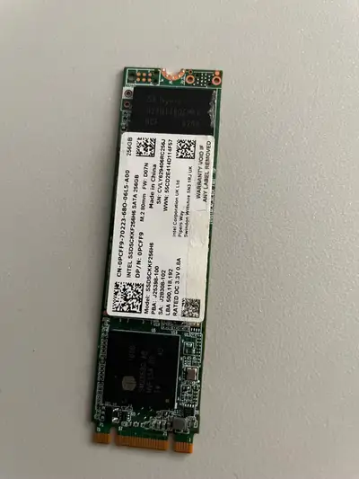 Intel SSDSCKKF256H6 256GB M.2 SATA SSD, View more