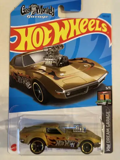 New, sealed on card. Hot wheels Dream Machines Gas Monkey Garage Corvette 1:64 scale die cast cars:...