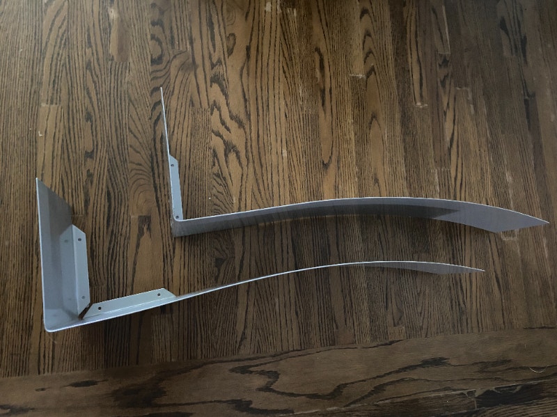 Ikea KIRP Checkmark Shelves x2 Bookcases & Shelving Units Calgary