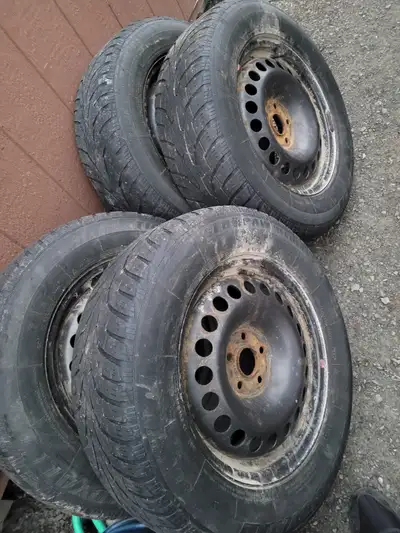 For sale, 4 - 16" rims off a 2018 Buick Encore, may also fit Chevy Trax. Bolt circle is 5×105. Rims...