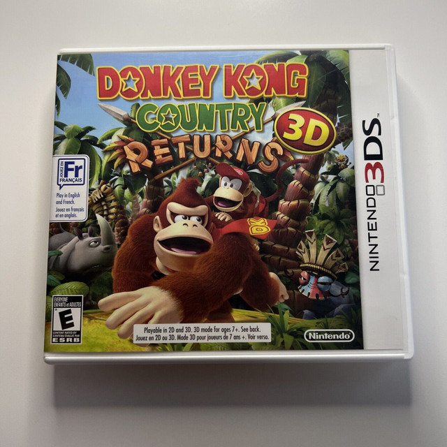 Donkey Kong Country Returns 3D (Nintendo 3DS, 2016) dans Nintendo DS  à Ville de Régina