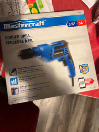Mastercraft corded drill 3/8