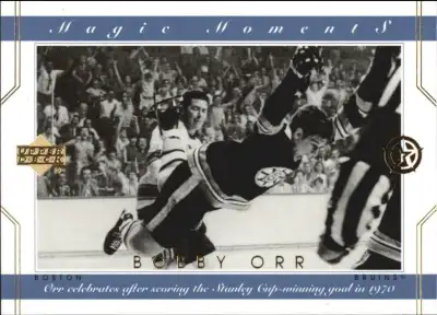 CARTE DE HOCKEY SuperStars Magic Moments #MM17 Bobby Orr, View more