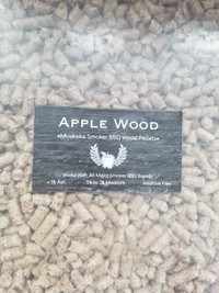 Muskoka BBQ Smoker Wood Pellets!AppleWood and Competition Blend!