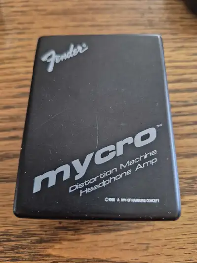 Fender Mycro Headphone Amp Distortion Machine 1990s, View more