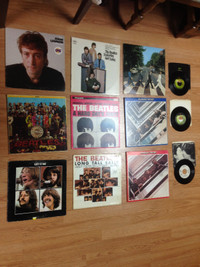 Lots d'items de collection des Beatles