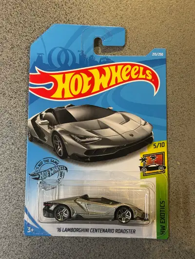 Hot Wheels 16 Lamborghini Centenario Silver , View more