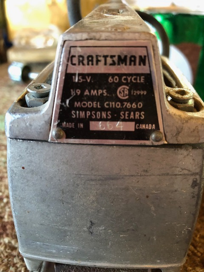 Craftsman model C110.7660 hand sander, View more