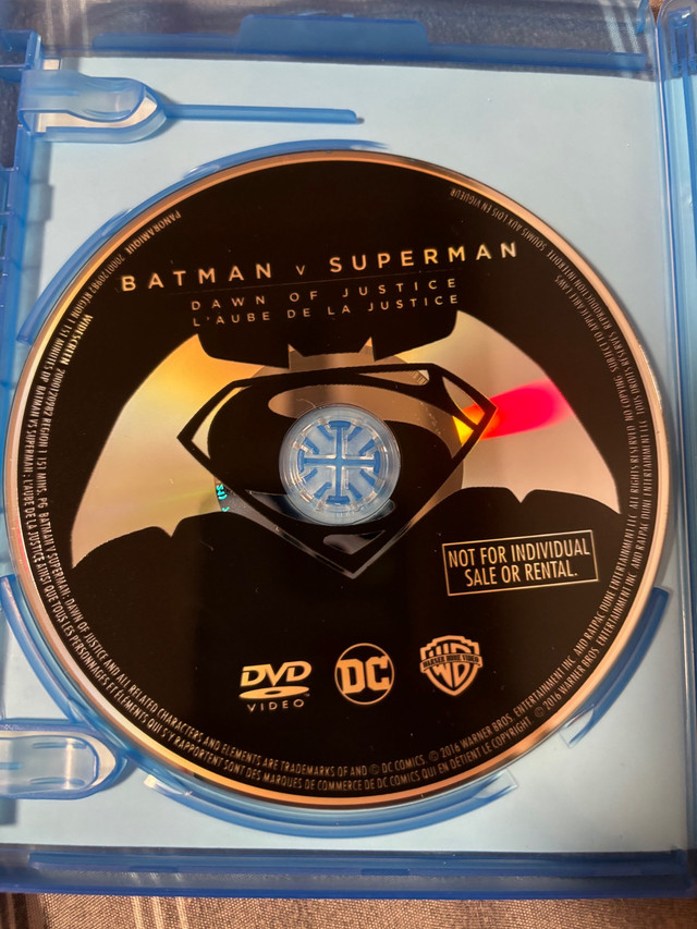 Batman vs Superman Dawn of Justice DVD in CDs, DVDs & Blu-ray in Mississauga / Peel Region