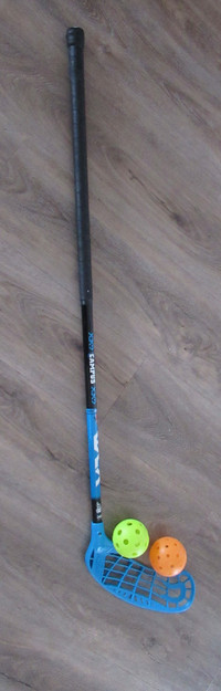Youth "Campus" Floorball Stick, 2 Balls- Left Hand NEW CONDITION