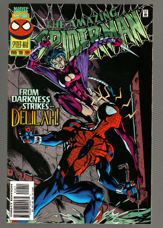 MARVEL COMICS THE AMAZING SPIDER-MAN 414 DELILAH AND THE ROSE in Arts & Collectibles in Oakville / Halton Region