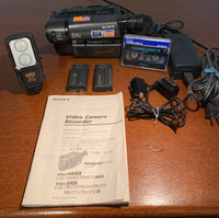 Sony Handycam Camcorder and Accessories for Parts Only CCDTRV15