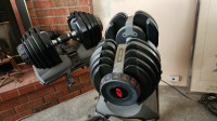 Bowflex weights and stand