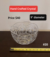 Moving Sale-Crystal/Glass Ceramic Items