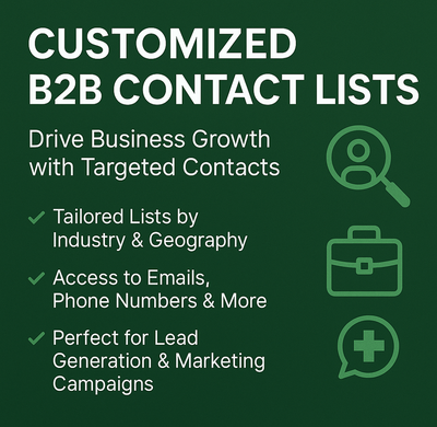 TARGETED BUSINESS LEADS - B2B LEAD GENERATION -B2B SAAS SOFTWARE, View more