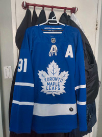 Toronto Maple Leafs Adidas #91 John Tavares Blue Large Jersey