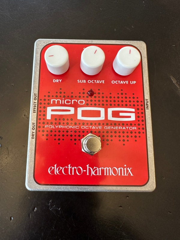ElectroHarmonix Micro POG Octave Guitar Effects Pedal Amps & Pedals