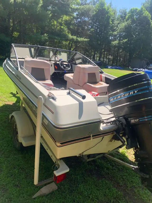 16’ StarCraft with 80 HP Merc in Powerboats & Motorboats in Trenton - Image 4