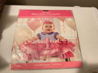 1st Birthday Deluxe High Chair Decoration, Girl
