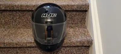These HJC full-face helmets are perfect for motorcycle or snowmobile riders looking for reliable hea...